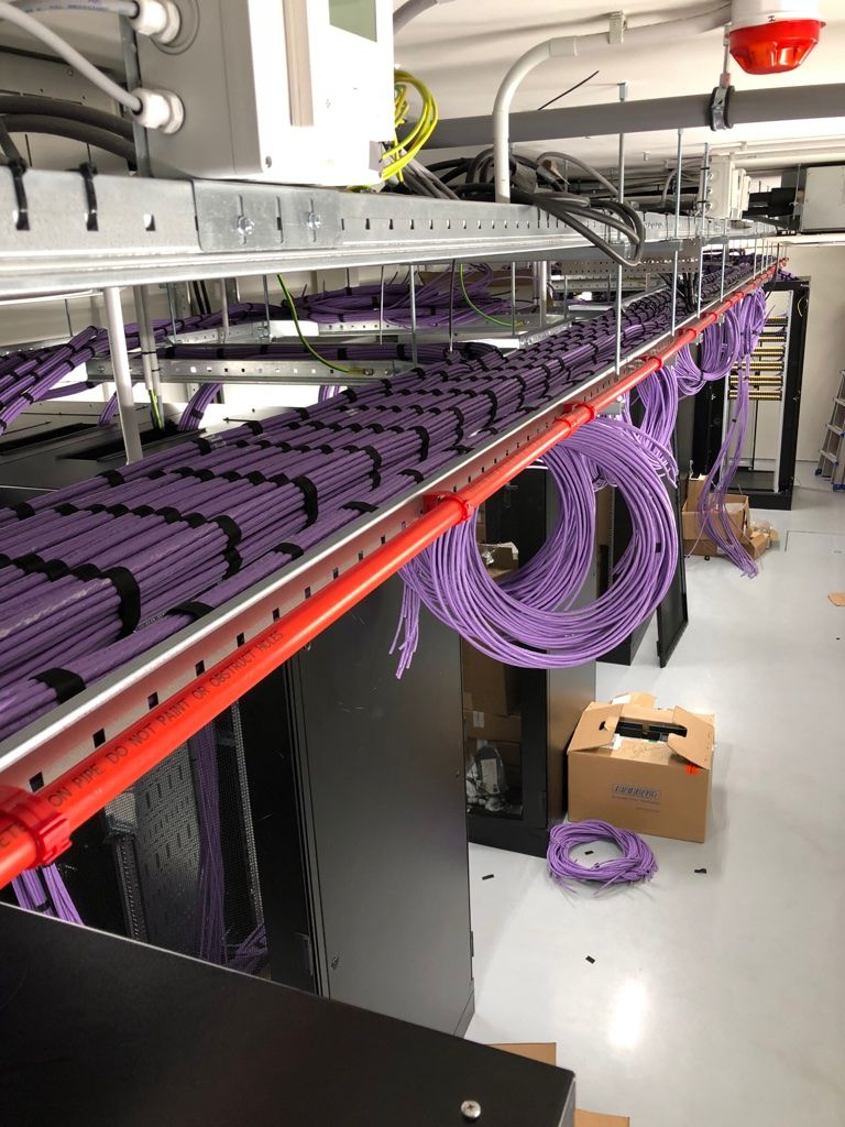 Finished cable dressing supporting a certifiable install